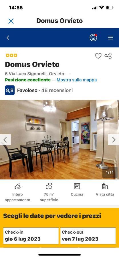 Apartament Domus Orvieto Zewnętrze zdjęcie